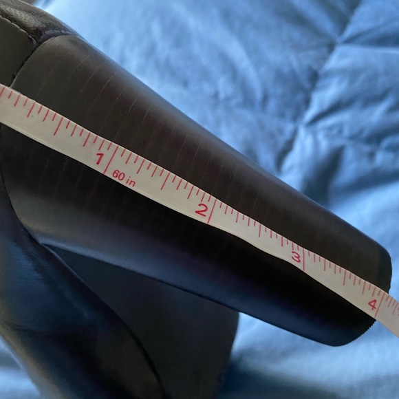 GIANNI BINI Brown Leather Platform Pumps Size 8.5 - Picture 10 of 11